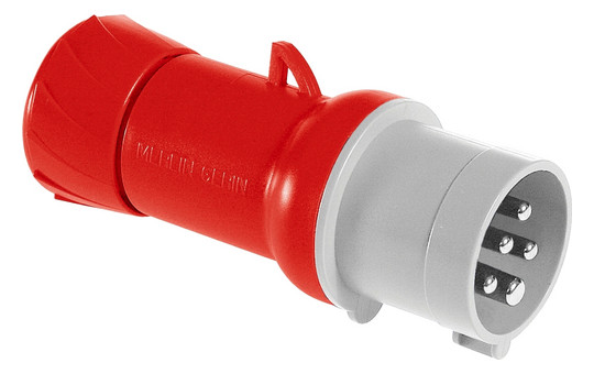 CEE-Stecker 4p 16A IP44 Acti9 380-415 V (50+60 6h Schraubkl Kst Verschraubung