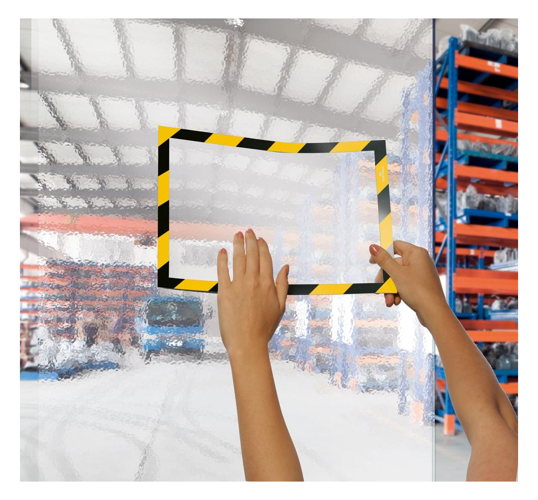 Bild Magnetrahmen SECURITY A4 DURAFRAME gelb/ schwarz - Durable-10