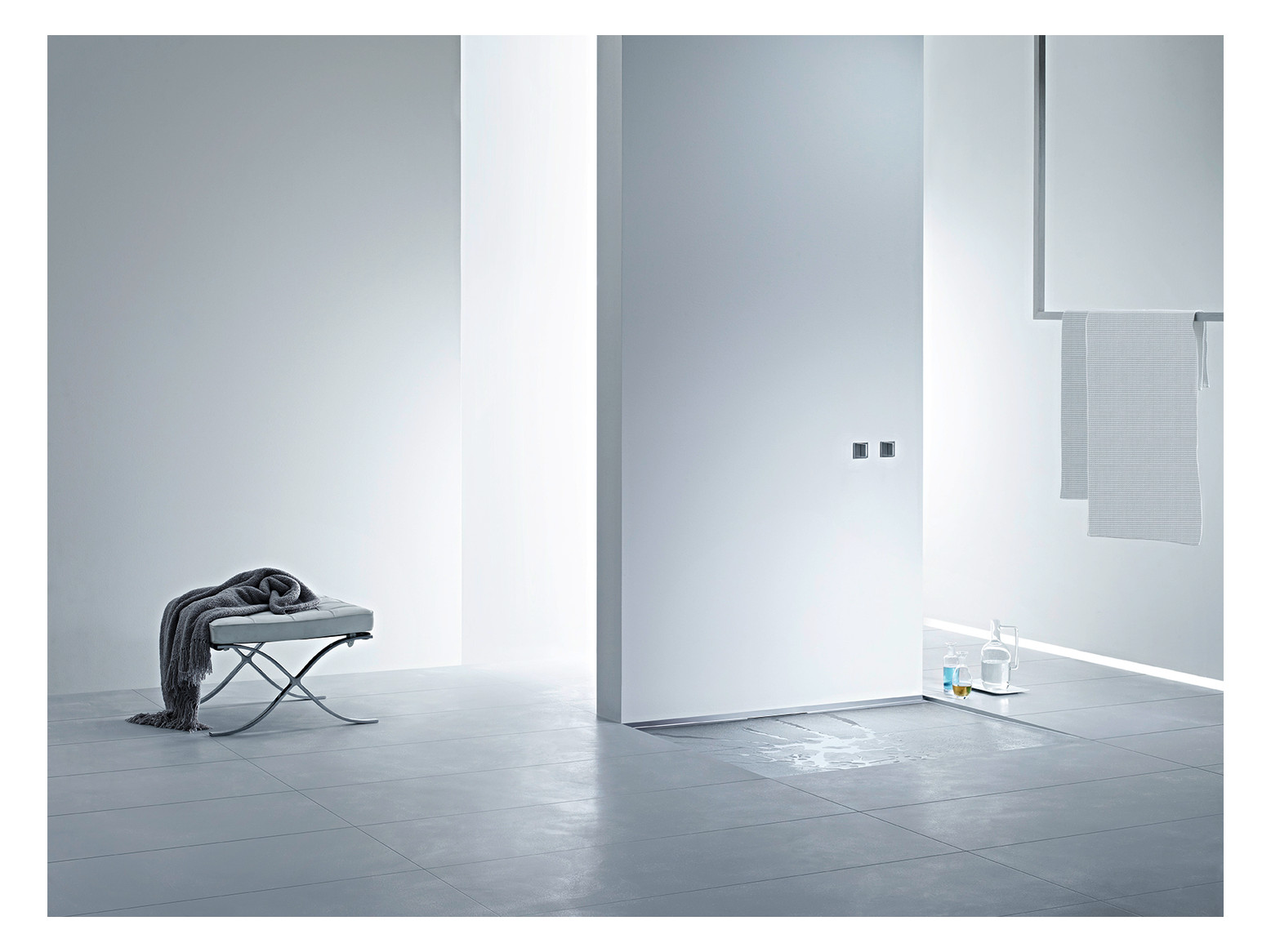 Dallmer Duschrinne CeraWall Select Edelstahl, hochglanz poliert, 1500 mm