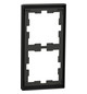 Rahmen 2f anth glz D-Life Kst f.GEB-K Unterputzmontage Thermopl