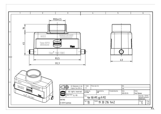 HART Han 16B-HMC-gg-R-M32    19302161442 