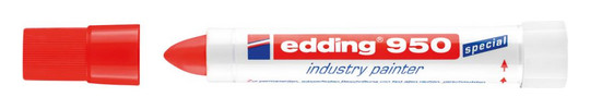 edding-Industriemarker 950, rot - 10 mm