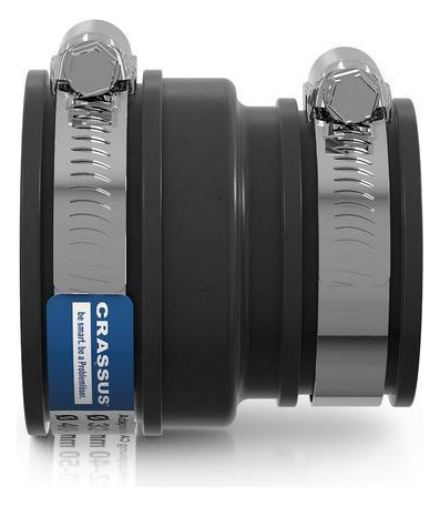 Crassus Adapterkupplung CAC 0502, 40-50/32-40 mm, 0,6 bar