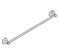 GROHE Badetuchhalter Essentials 65,4 cm, supersteel, verdeckte Befestigung