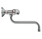 Ideal-Standard Spültisch-Zweigriff-Wandarmatur Alpha Ausladung 264-270mm, schwenkbarer Rohrauslauf, chrom