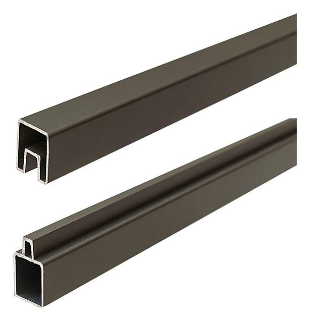 Bild Alu-Abschlussleisten Start & Abschluss Set 32/25 x 20 x 1800 mm ANTHRAZIT Alumin - n.a.-0