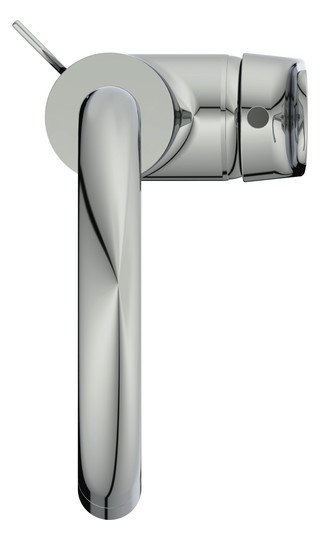 Ideal-Standard Waschtisch-Einhebelmischer CeraFlex mit hohem/schwenkbarem Auslauf, mit Ablaufgarnitur, chrom