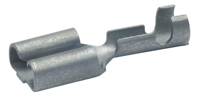 Flachsteckhülse Ms 0,5-1qmm fl_6,3x0,8mm fl 6,3x0,8mm n.iso