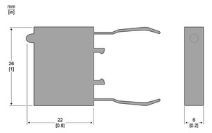 Entstörmodul Varistor 12-24VAC/DC LED m.LED-Anz