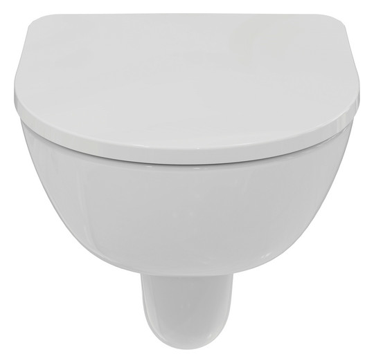 Ideal-Standard Wandtiefspül-WC-Paket i.life A ohne Spülrand, 36,5x54,5x33cm, weiß