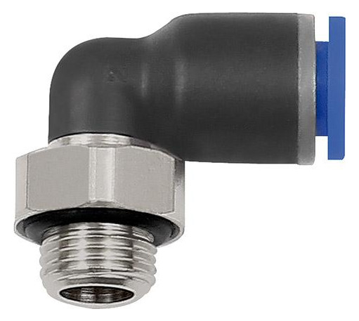 RIEGLER-Winkeleinschraubverschraubung Blaue Serie - G1/8, D4