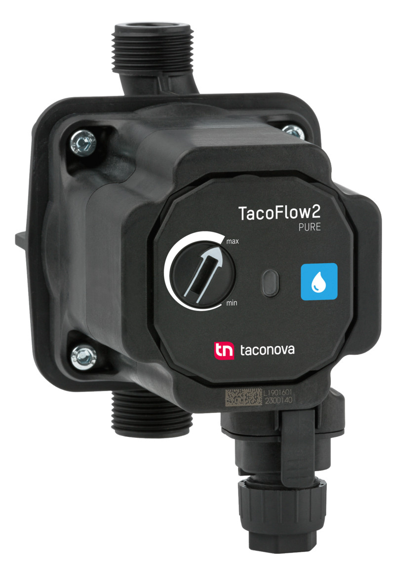 TACONOVA Zirkulationspumpe TACOFLOW2 Pure C 15-40/130, G 1, 130 mm, Verbundkunststoff