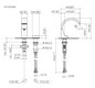 Dornbracht Standauslauf CYO für Waschtisch, Ausladung 133mm, ohne Ablaufgarnitur, platin