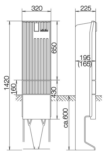 ABN Anschlusssäule                SL142P 