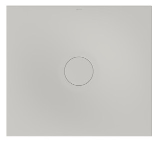 Bette Duschfliese Antirutsch Pro BetteAir 1000 x 900 mm, silver, Rechteck, glasierter Titan-Stahl