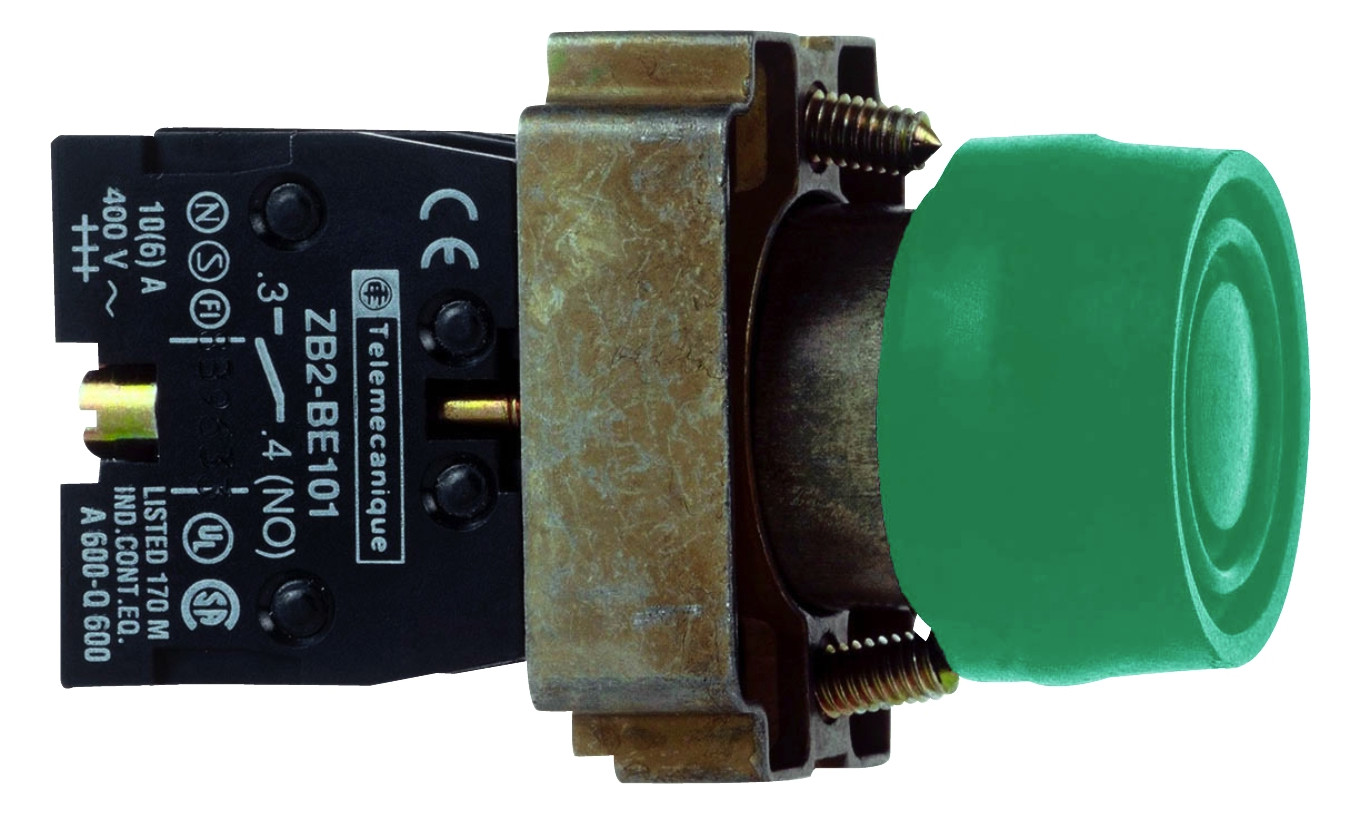 Hilfsschalterblock 1S Frontbef 3A/AC Schraub