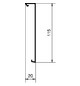 Oberteil SL-K 115mm Kst gra-sw RAL9011 gra/sw