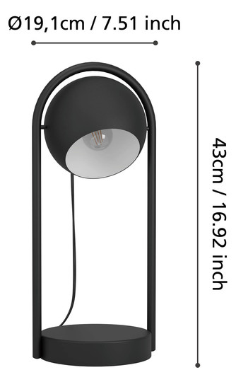 EGLO Tischleuchte/1 E14           900314 