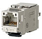 Modular-Buchse Cat6A RJ45 22-26AWG Litze Feldkonf Schirm massiv f.Rundkabel