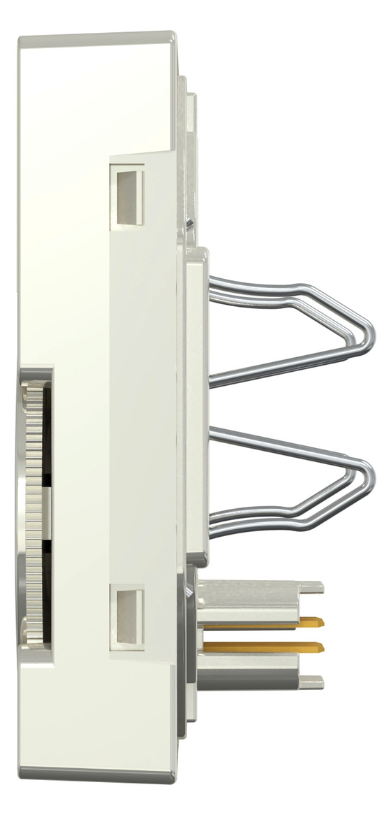 Raumtemperaturregler UP Zigbee alu mt Bedienelement Mit Vor-Ort Bedienung