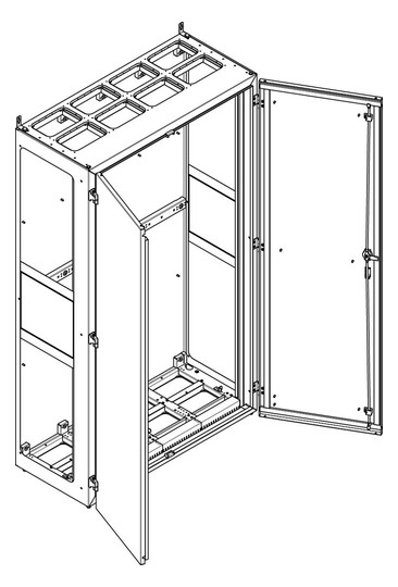 ABN Standgehäuse geerdet IP55    NS412EB 