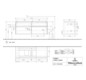 V&B Waschtischunterschrank Collaro 140x54,8x50cm, Waschtisch links, arizona oak