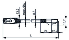 MP8 FS500 Patchkabel Cat.6A ISO grau 15m - UNI ELEKTRO Online-Shop