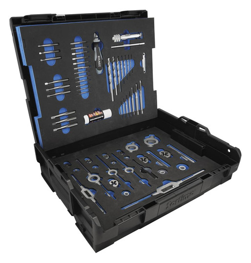 EXACT-Gewindeschneidwerkzeug-Satz - 61-teilig, M3-M12,...