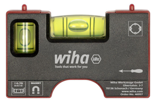 WIHA Mini-Wasserwaage Pocket 8cm m 46957 
