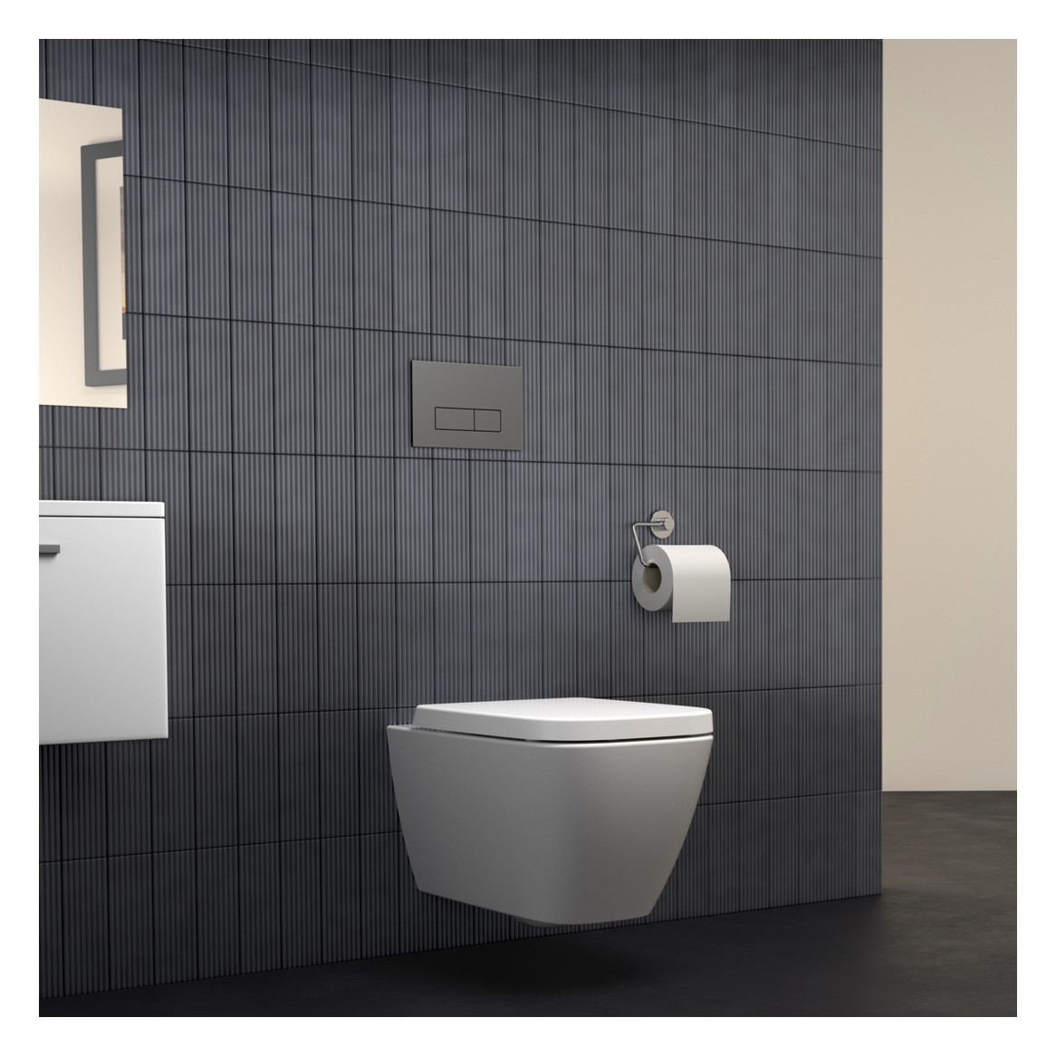 Ideal-Standard Wand-Tiefspül-WC i.life B 35,5x54x33,5cm, ohne Spülrand, weiß