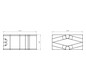 Geräteträger WD 160-240mm Kst 220x110mm Mit Füll-Dämmstoffen