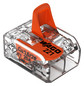 Steckklemme 2f 450V 32A Serie 221 0-4qmm m.BetätiHebel f.Massivleiter