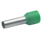 Aderendhülse 6qmm 12mm isol PP gn Cu Polypropylen (PP) verzinnt