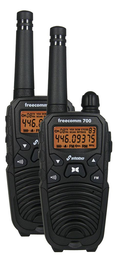 Bild Funkgerät Set stabo freecomm700 8 Kanäle Reichweite 10 km-0