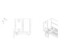 Wemefa Wandonsole 5410 276 mm breit, stabil