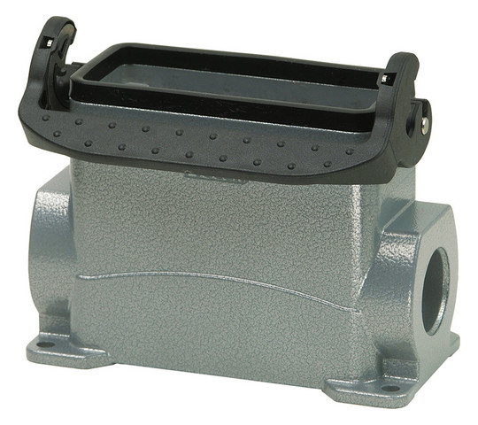 Sockelgehäuse Längsbügel Alu IP65 seitl 117x84x57mm