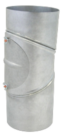 Bertrams Segmentbogen FAL 3-teilig, mit Reinigungsverschluss, Ø 130 x 0,6 mm