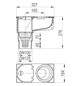 Dallmer Regenwasserablauf 660 DN 100/DN 125, für Fallleitungen Ø 80/100 und 120 mm