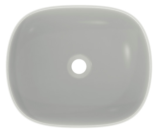 Ideal-Standard Waschtisch Linda-X ohne Hahnloch/Überlauf, 45x38x13cm, seidenweiß