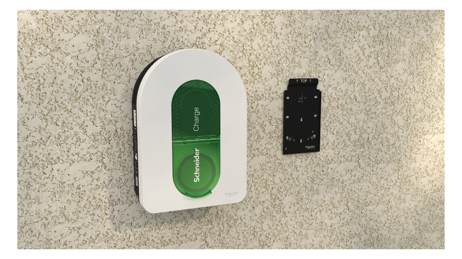 Wallbox 22kVA 3ph 1f 22kW/Ladep IP55 Kst 244x342x117mm Wandmont IK10