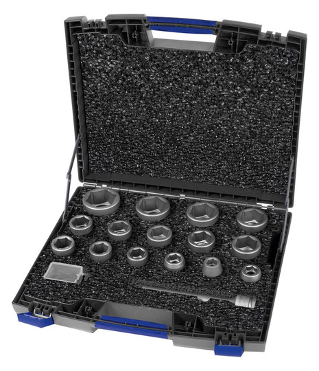 ASW-Kraft-Steckschlüssel-Garnitur 3/4 - 20-teilig