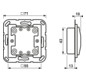 Tastsensor KNX AS/A UP 2f 4pkt Mit Busankopplung