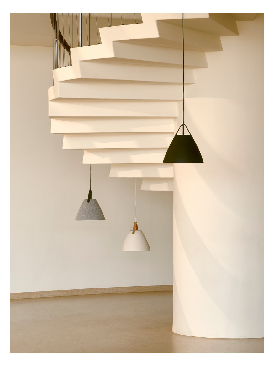 LED-Pendelleuchte 60W Strap36 sw E27 sym IP20 1LED LED austauschbar Ø360mm