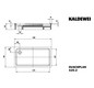 Kaldewei Duschwanne DUSCHPLAN 425-2 75x140cm, mit Träger, Vollantislip Perl-Effekt, pergamon