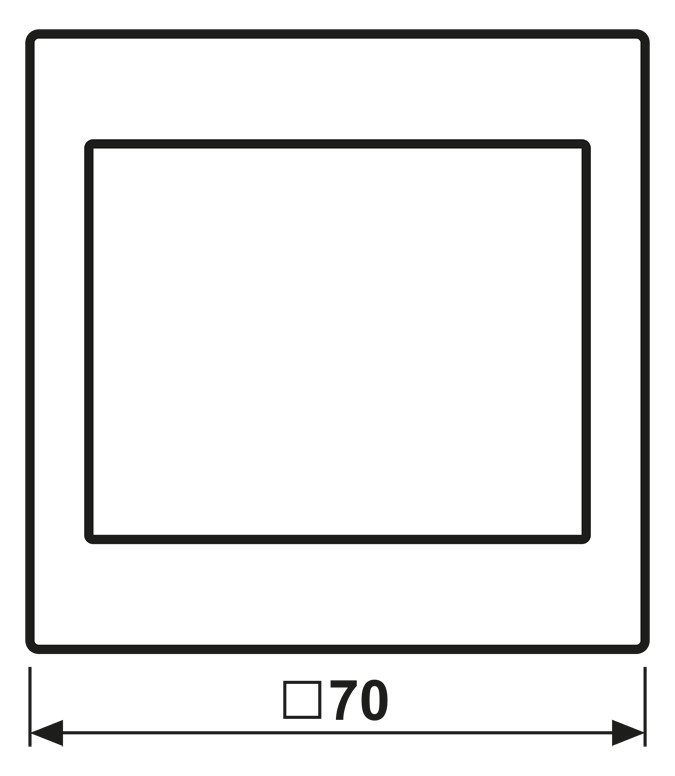 Lichtsignal aws LS Aufs LED UP IP20 230V LED nicht austauschbar m.LM