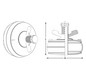 Crassus Schnellverschlussstopfen CSV 125, 118-142 mm, Länge 100 mm, EPDM/PVC