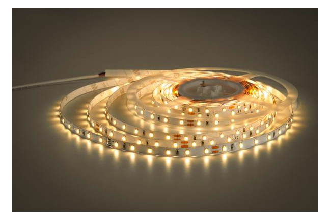 LED-Lichtband 4,8W/m ws 3000K 60Stk/m IP00 DC LED nicht austauschbar 5000mm LED-Lichtband 4,8W/m ws 3000K 60Stk/m IP00 DC LED nicht austauschbar 5000mm