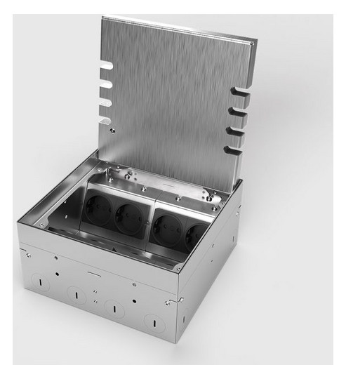 BS Bodensteckdose 8908B 4x     8908B-2-0 