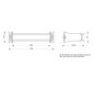 Tragschiene 52x218x100mm Metall