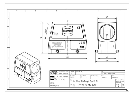 HART HARTING HAN M TUELLENGE 09370160521 